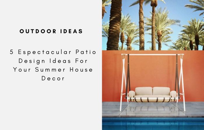 Elegant patio decor ideas for summer evenings
