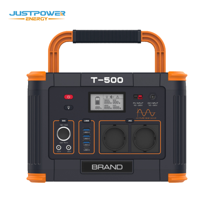 Compact portable chargers for emergency power